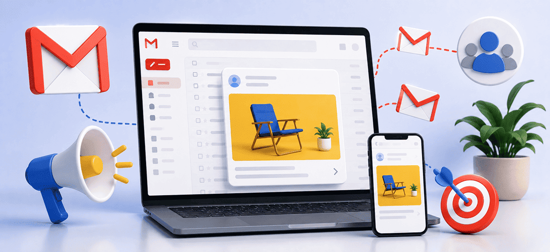 Gmail Reklamları | Google Gmail Ads Yönetimi | Dakika Reklam
